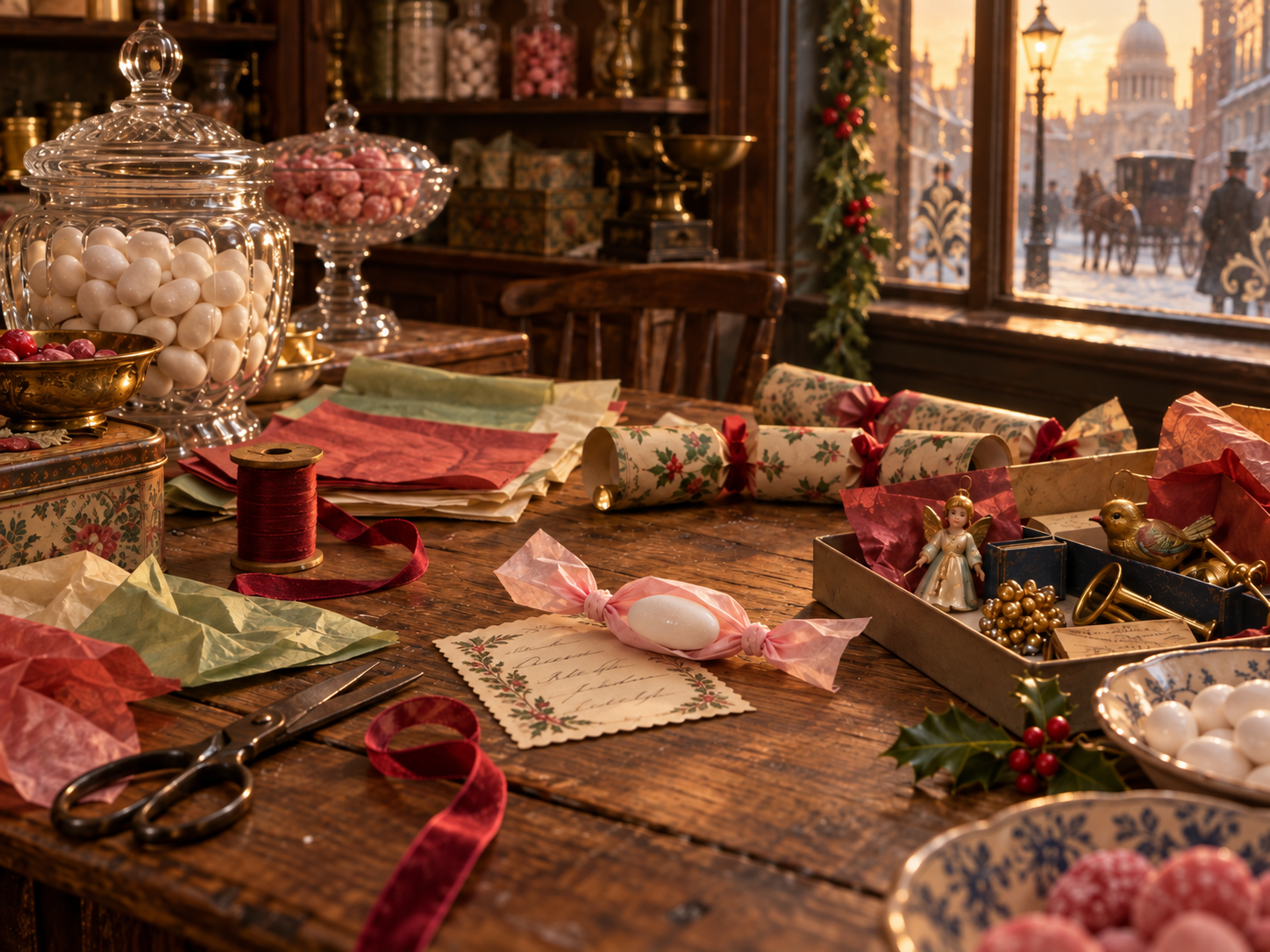 The Christmas Cracker Began with a Sweet, a Motto, and a Little Surprise